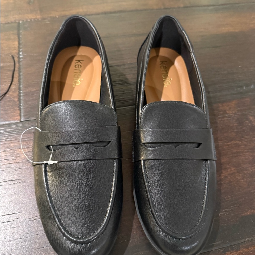 Kenneth Cole Black Loafers Sleek Slip-Ons